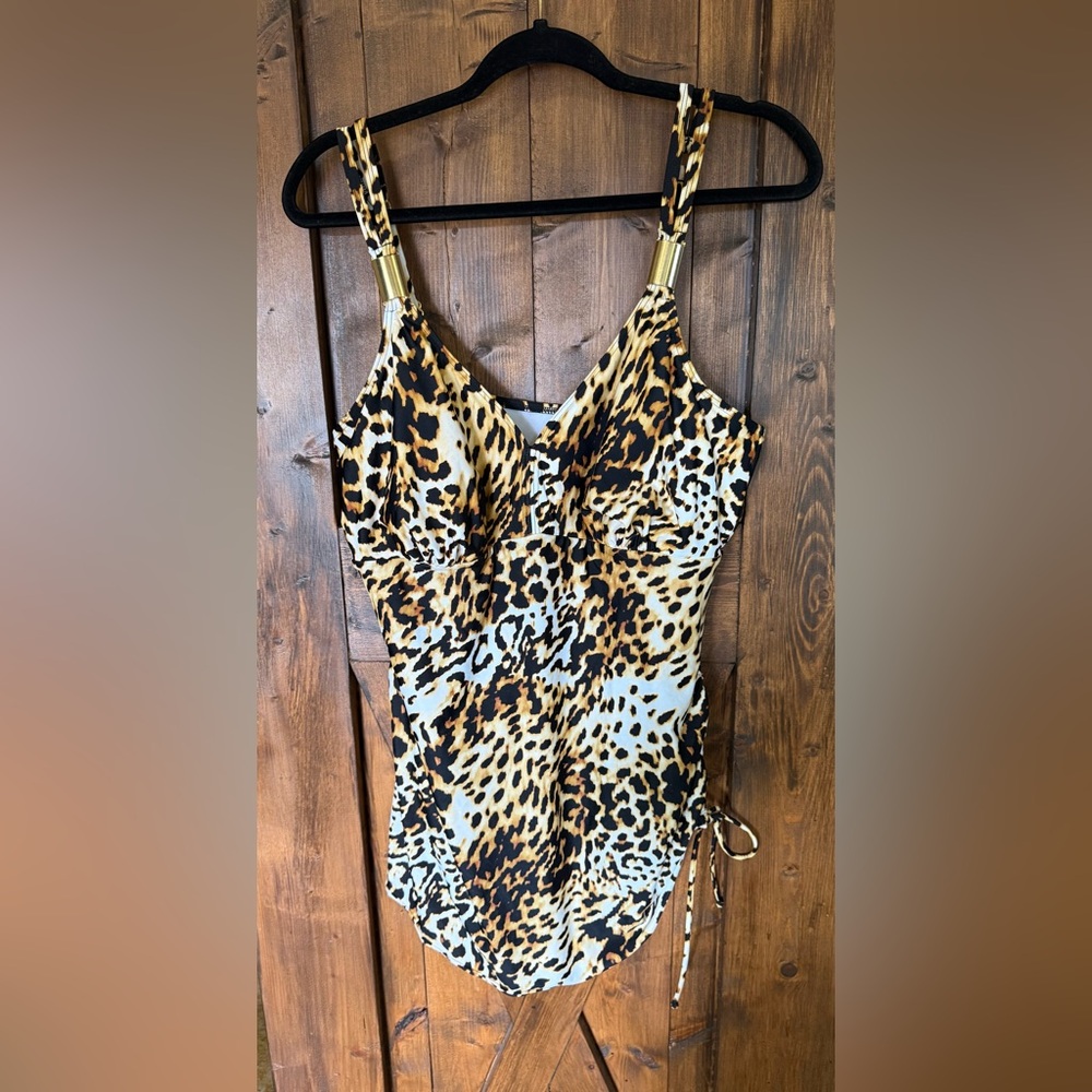 CHRISTINA Leopard Print One-Piece Swimsuit